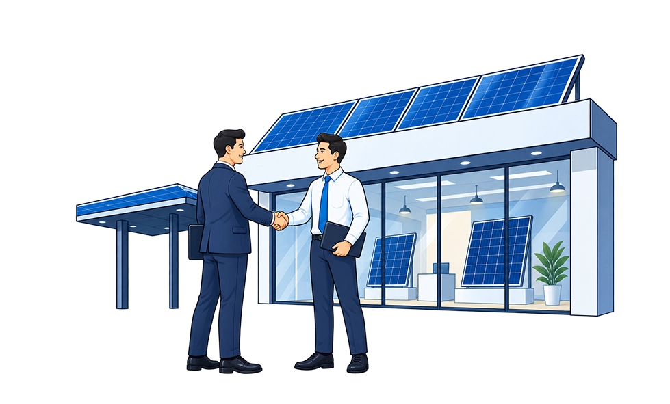 Solar panel installation